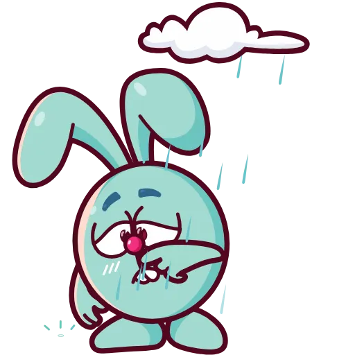 🌧 Стикер «Smeshariki» для Telegram