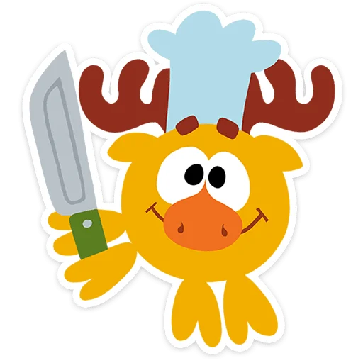 🤩 Стикер «Смешарики Фан-пак» для Telegram