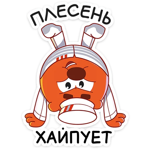 ☺️ Стикер «Смешарики сквозь вселенные» для Telegram