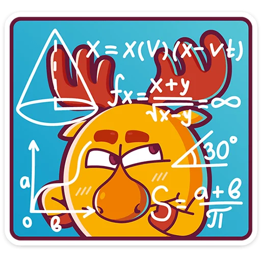 🤔 Стикер «Смешарики» для Telegram