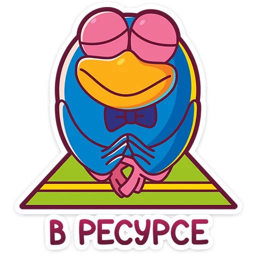 🧘‍♂ Стикер «Смешарики» для Telegram