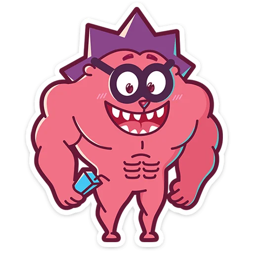 💪 Стикер «Смешарики» для Telegram
