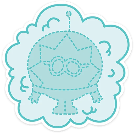 🤖 Стикер «Смешарики» для Telegram