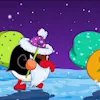 Стикер 5 Новогодние Смешарики