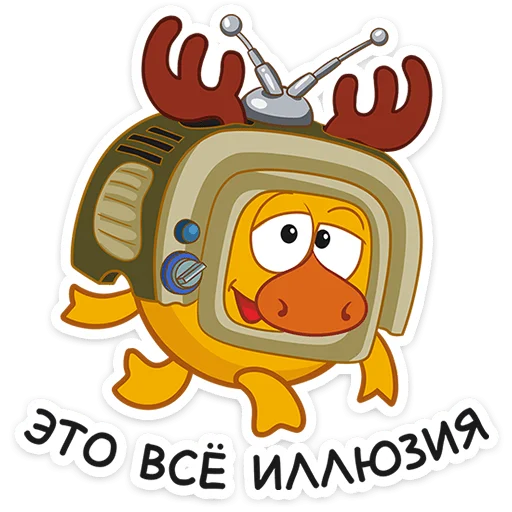 📺 Стикер «Смешарики снимают кино» для Telegram