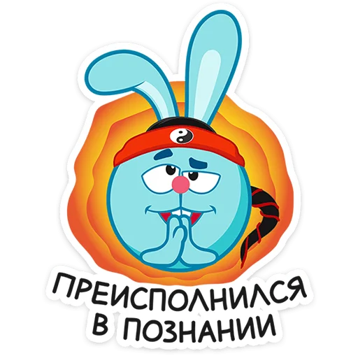 Стикерпак Смешарики снимают кино для Telegram