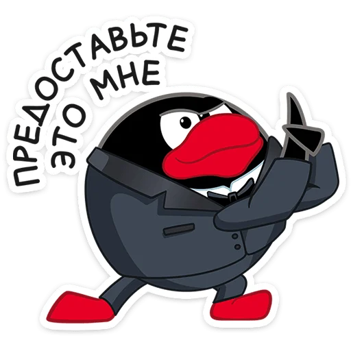 😎 Стикер «Смешарики снимают кино» для Telegram