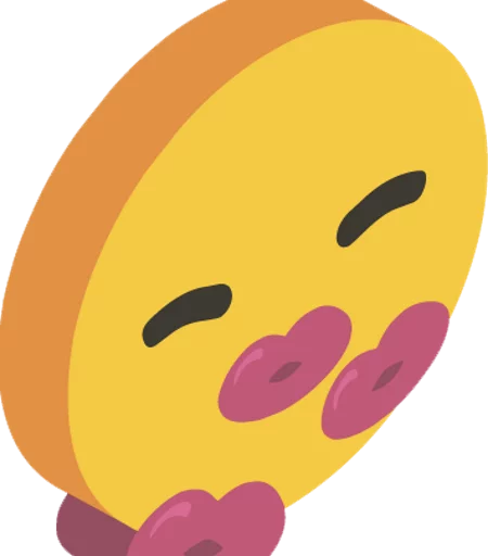 😍 Стикер «3d smile» для Telegram