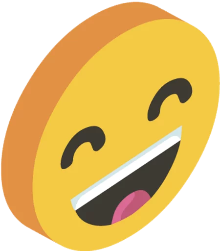 😃 Стикер «3d smile» для Telegram