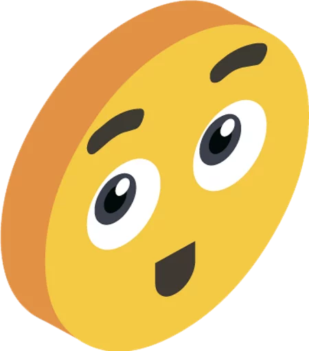 😯 Стикер «3d smile» для Telegram