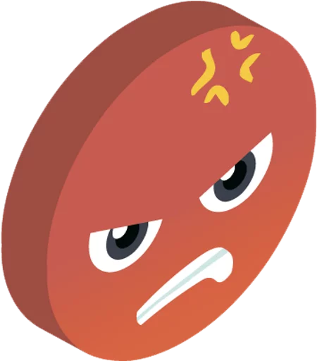 😡 Стикер «3d smile» для Telegram