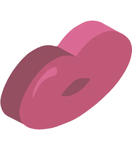 👄 Стикер «3d smile» для Telegram