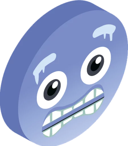❄ Стикер «3d smile» для Telegram