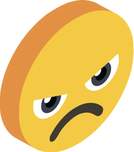 😠 Стикер «3d smile» для Telegram