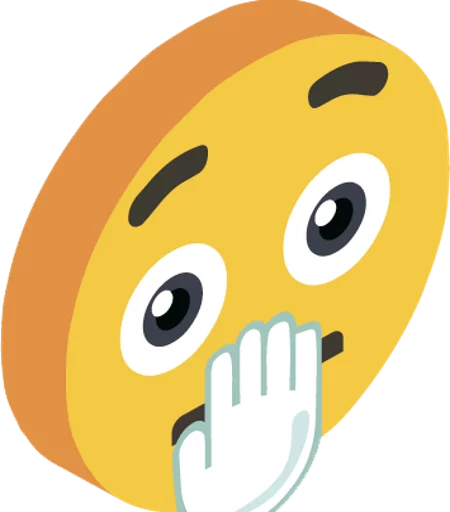 😗 Стикер «3d smile» для Telegram