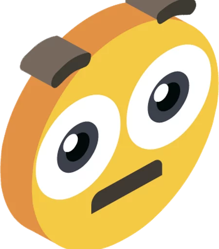 😦 Стикер «3d smile» для Telegram