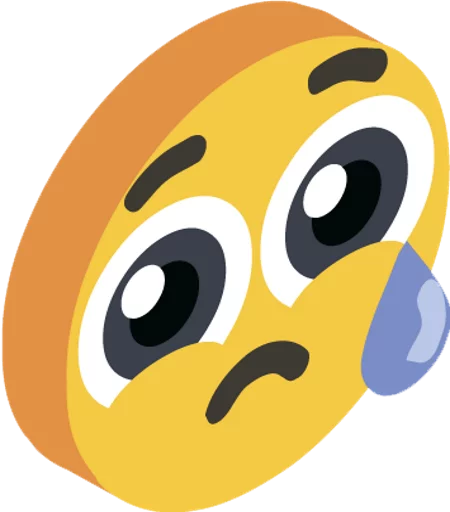 😭 Стикер «3d smile» для Telegram