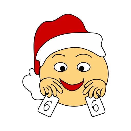 😊 Стикер «smile_newyear» для Telegram