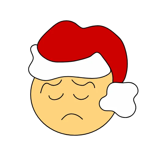 😱 Стикер «smile_newyear» для Telegram