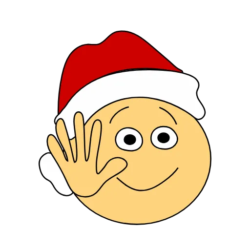 😂 Стикер «smile_newyear» для Telegram
