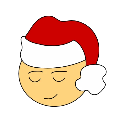 😘 Стикер «smile_newyear» для Telegram