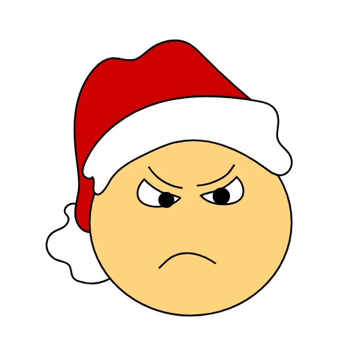 😊 Стикер «smile_newyear» для Telegram
