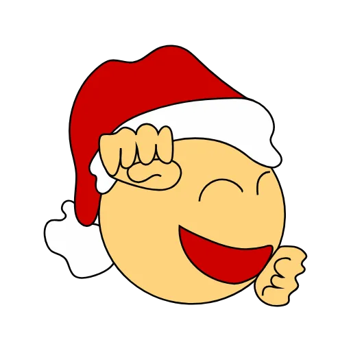 😊 Стикер «smile_newyear» для Telegram