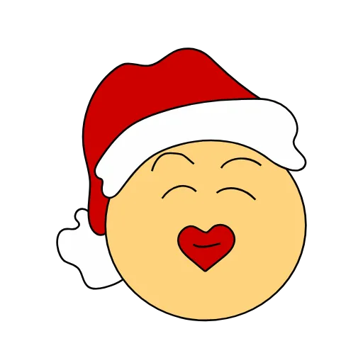 😊 Стикер «smile_newyear» для Telegram