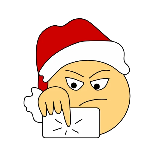 😊 Стикер «smile_newyear» для Telegram