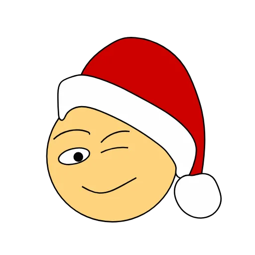 😊 Стикер «smile_newyear» для Telegram
