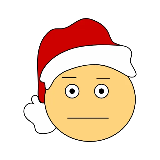 😊 Стикер «smile_newyear» для Telegram