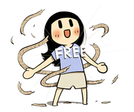 🌱 Стикер «Smile Brush» для Telegram
