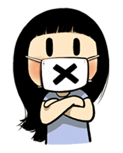 😷 Стикер «Smile Brush» для Telegram