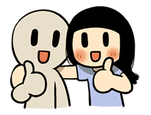 👍 Стикер «Smile Brush» для Telegram