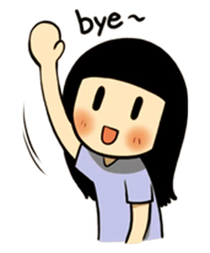 🙋 Стикер «Smile Brush» для Telegram