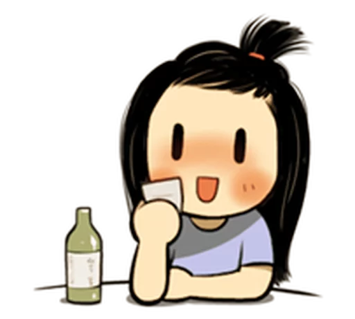 🍶 Стикер «Smile Brush» для Telegram