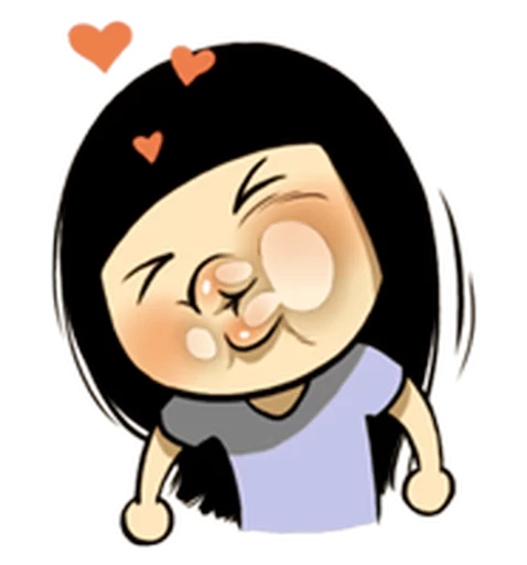 ❤ Стикер «Smile Brush» для Telegram