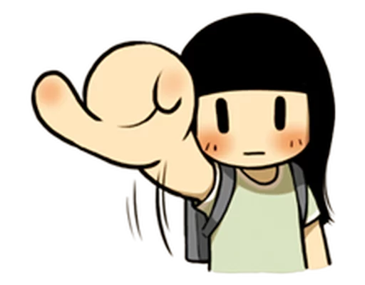 👫 Стикер «Smile Brush» для Telegram