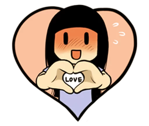 💗 Стикер «Smile Brush» для Telegram