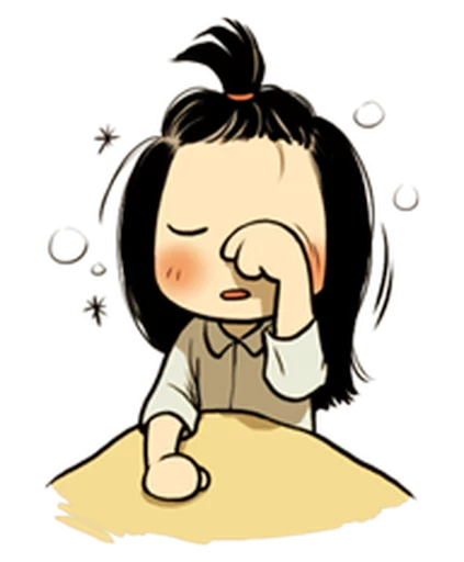💤 Стикер «Smile Brush» для Telegram