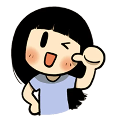 😼 Стикер «Smile Brush» для Telegram