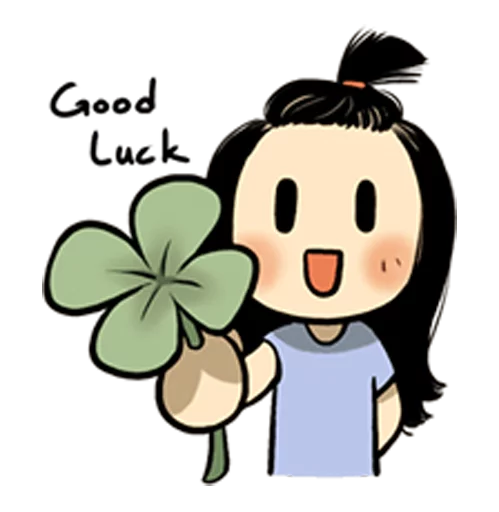 🍀 Стикер «Smile Brush» для Telegram