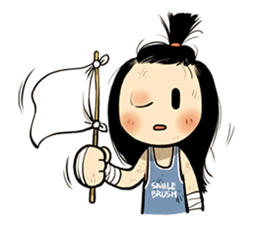 🙌 Стикер «Smile Brush» для Telegram