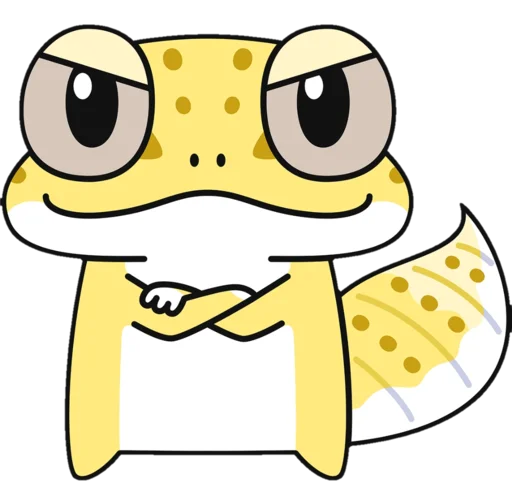 😎 Стикер «Smile Gekko» для Telegram