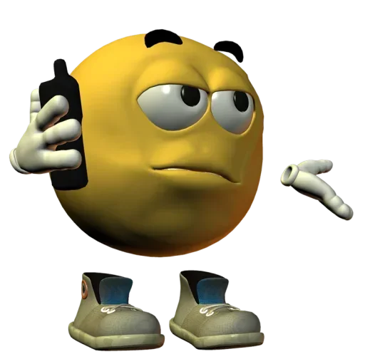 📞 Стикер «3D Смайлики» для Telegram