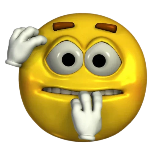 😬 Стикер «3D Смайлики» для Telegram