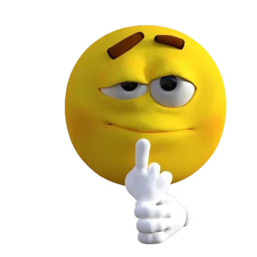 🤔 Стикер «3D Смайлики» для Telegram