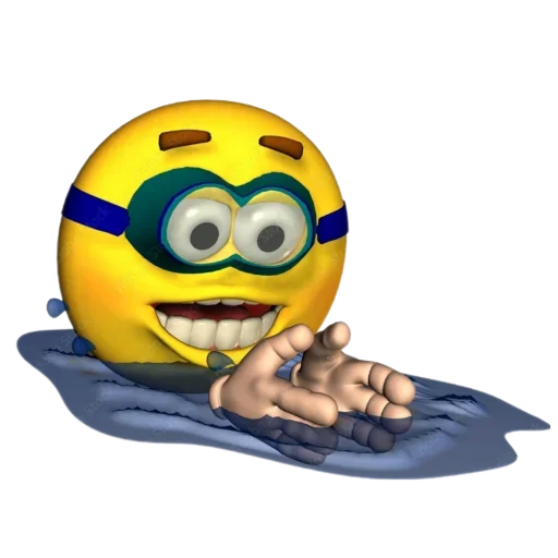 🌊 Стикер «3D Смайлики» для Telegram