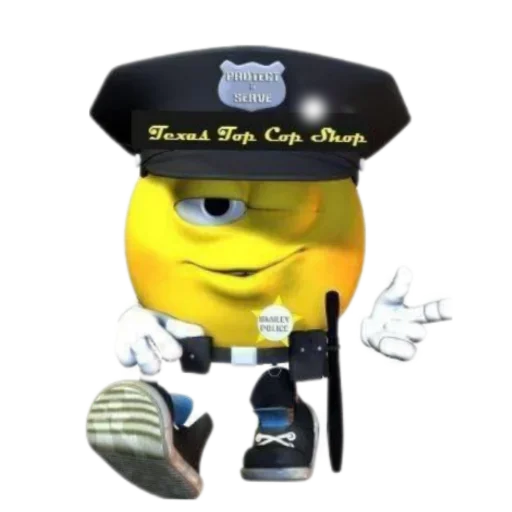 🚔 Стикер «3D Смайлики» для Telegram