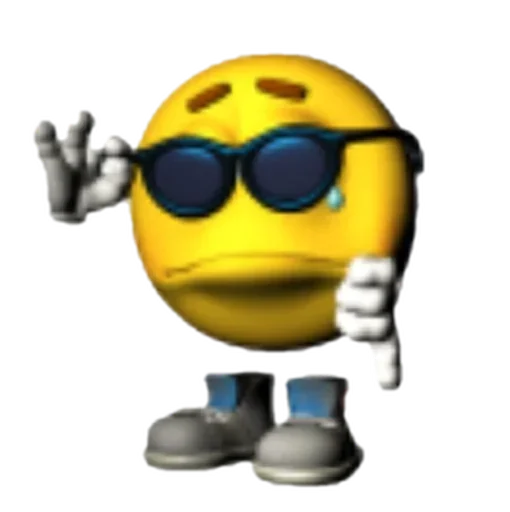 👎 Стикер «3D Смайлики» для Telegram